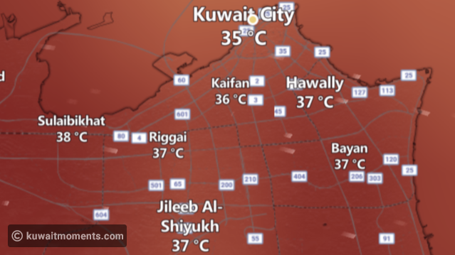 Temperature In Kuwait Intense Heat With High of 46°C: Kuwait City Weather, August 1